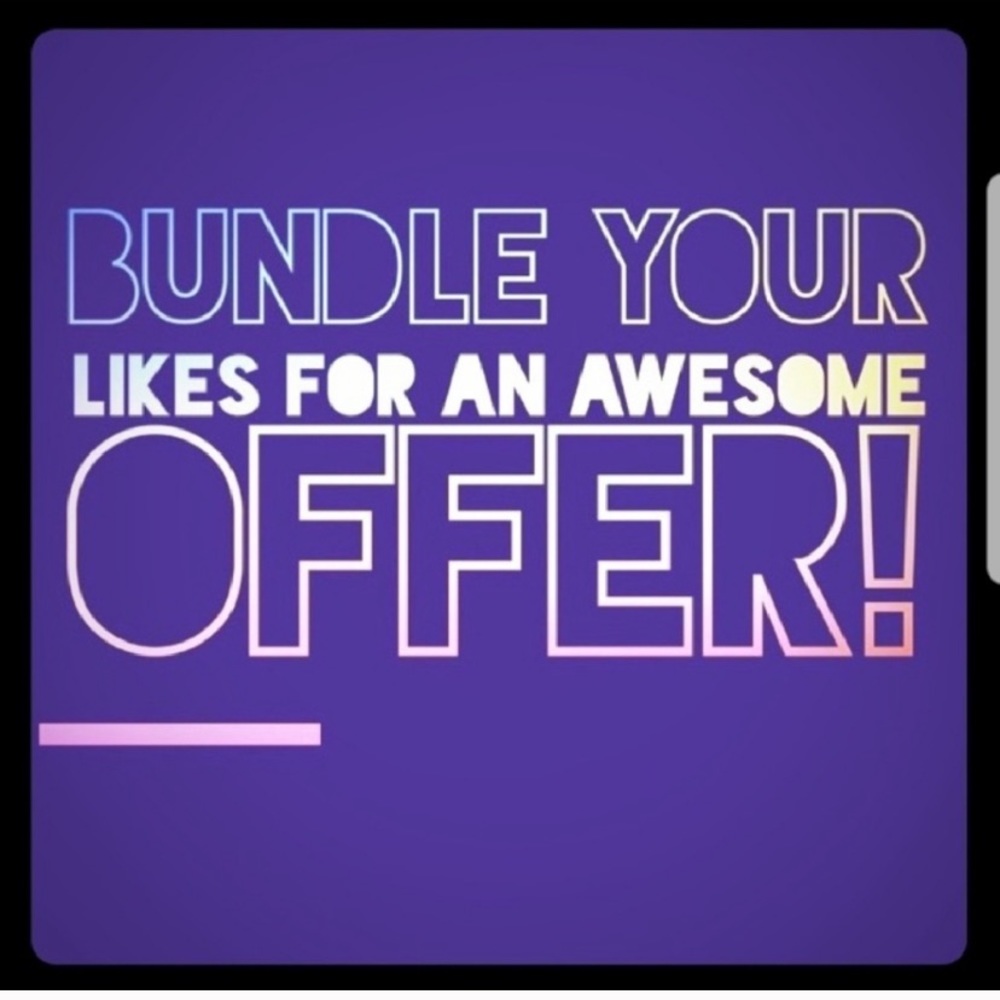 ⭐️Bundle your likes and save ⭐️